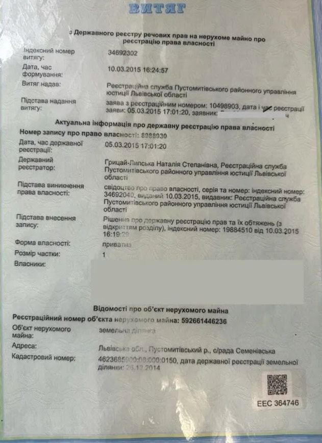 Земля сільгосппризначення Семенівка, 4623685900:08:000:0150 фото 2