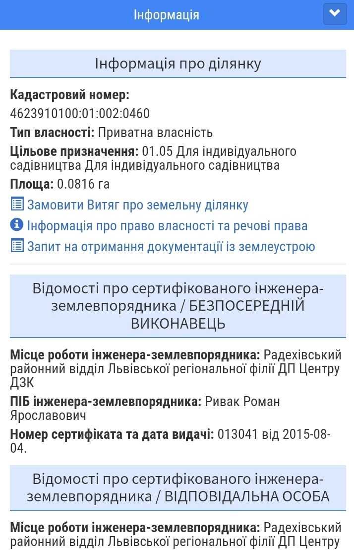 Земельні ділянки Радехів, 4623910100:01:002:0460 фото 2