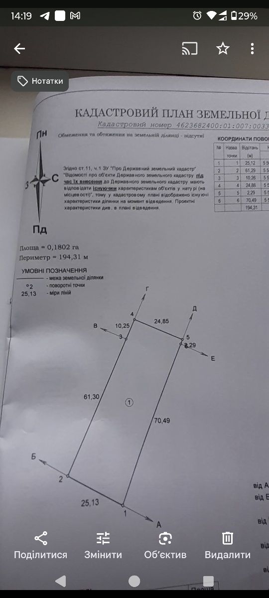 Продаж земельної ділянки, Давидів