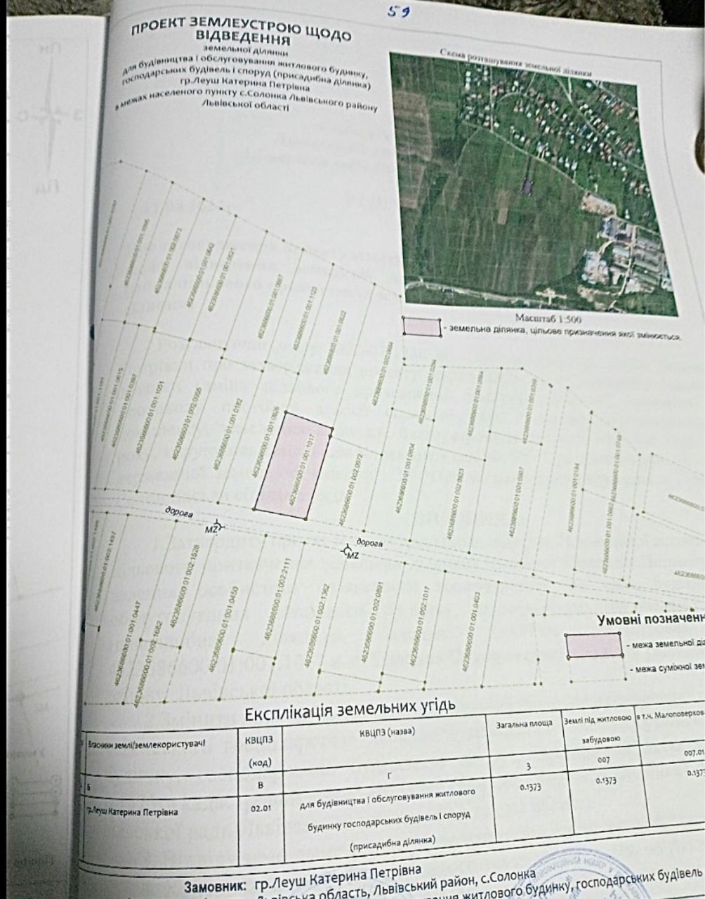Продаж земельної ділянки, Солонка