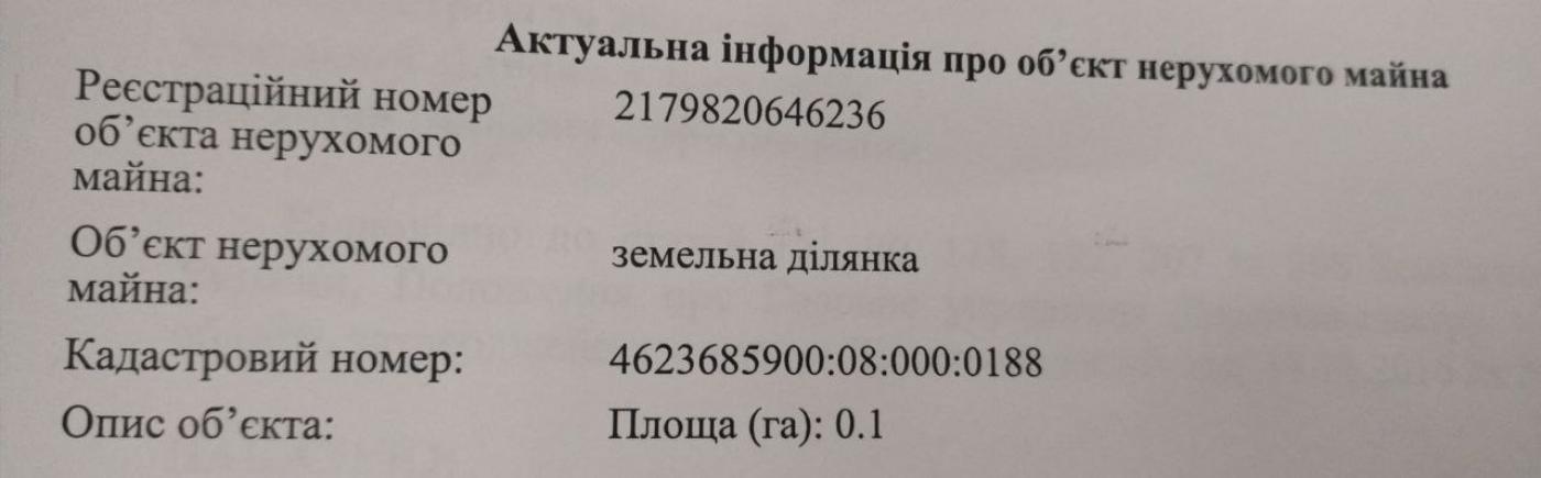 Продаж земельної ділянки, Семенівка