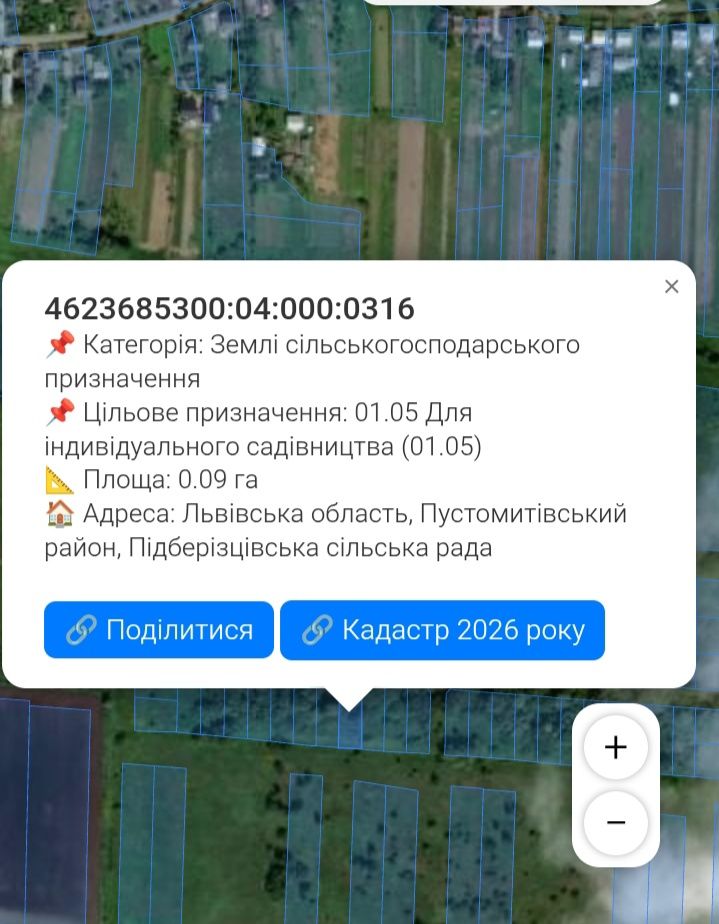 Земля сільгосппризначення Підберізці, 4623685300:04:000:0316 фото 2