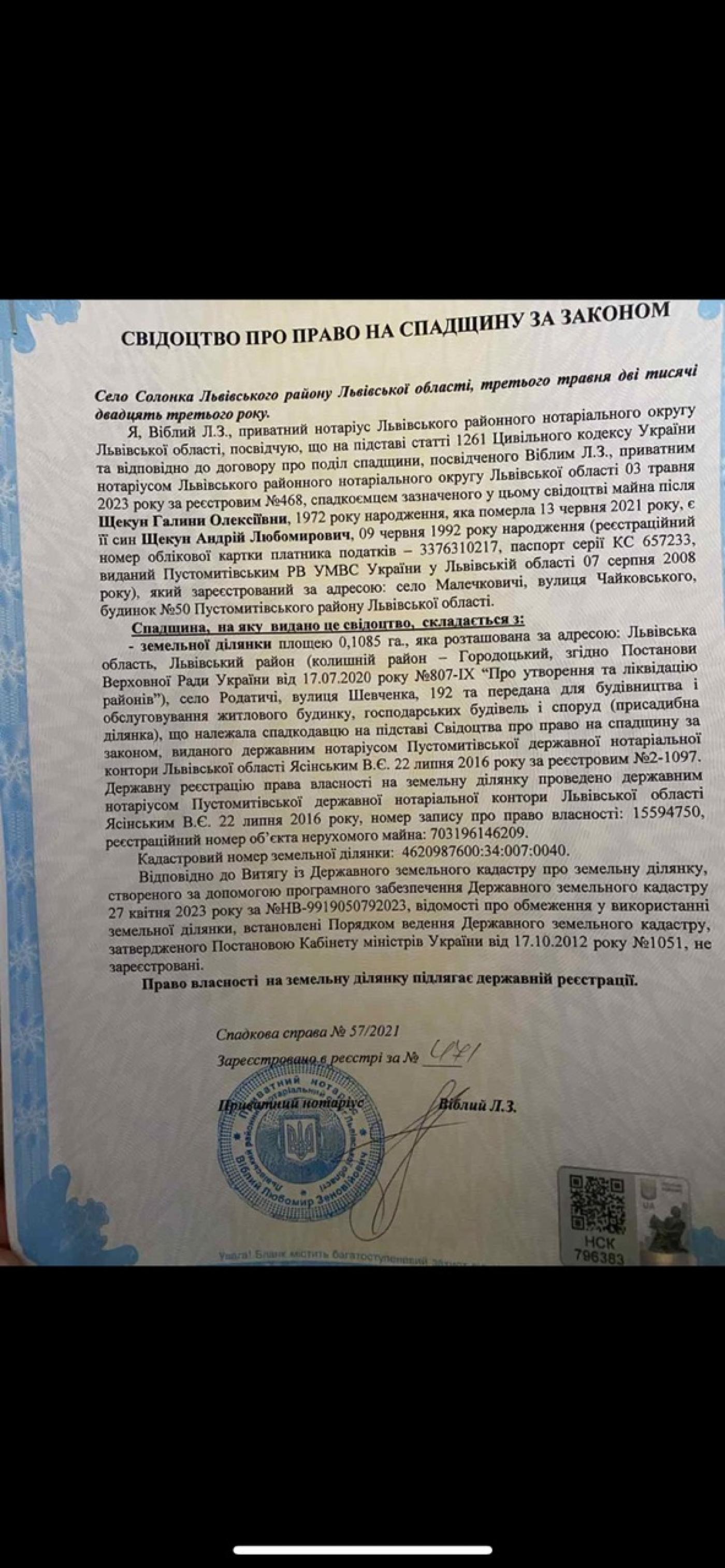 Земельні ділянки Родатичі, 4620987600:34:007:0040 фото 8