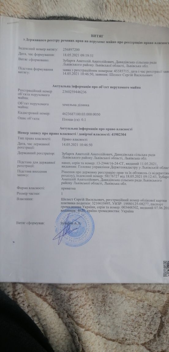 Продаж земельної ділянки, Старе Село
