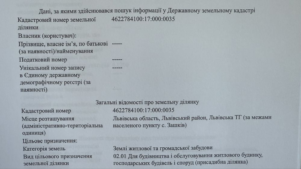 Земельні ділянки Зашків, 4622784100:17:000:0035 фото 2