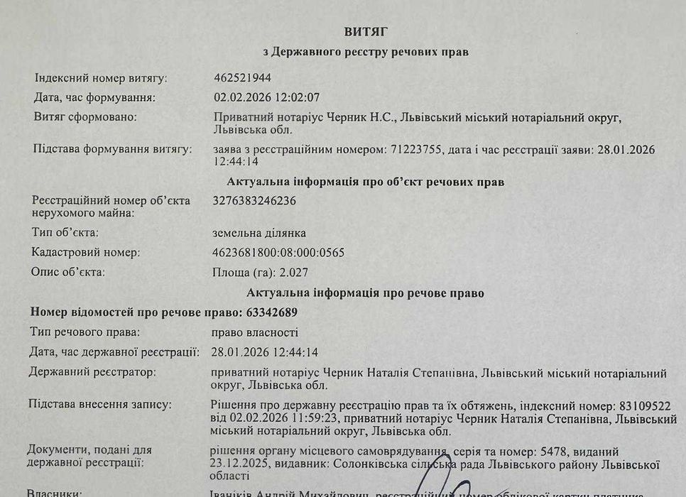 Продаж земельної ділянки, Ков'ярі