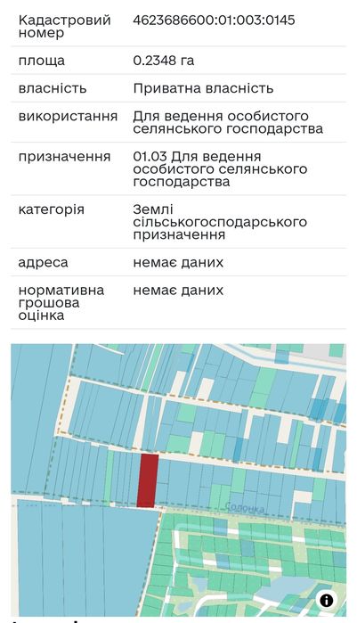 Продаж земельної ділянки, Солонка