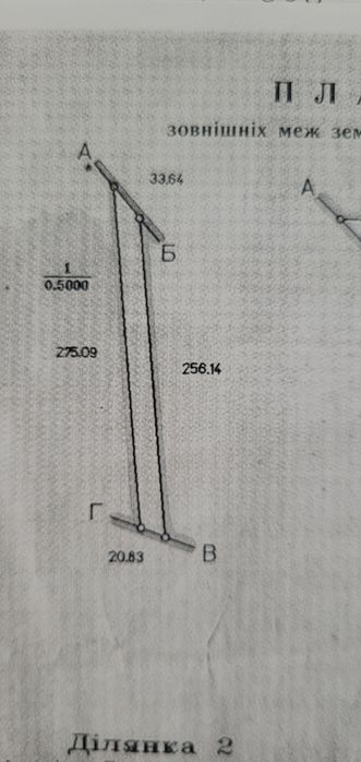 Продаж земельної ділянки, Шоломинь