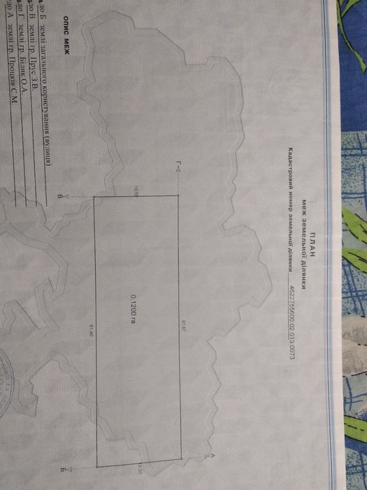 Продаж земельної ділянки, Куликів