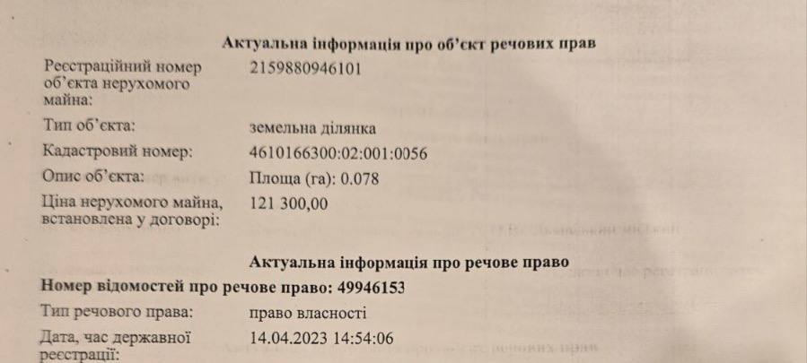 Земельні ділянки Брюховичі, 4610166300:02:001:0056, 3 фото 2