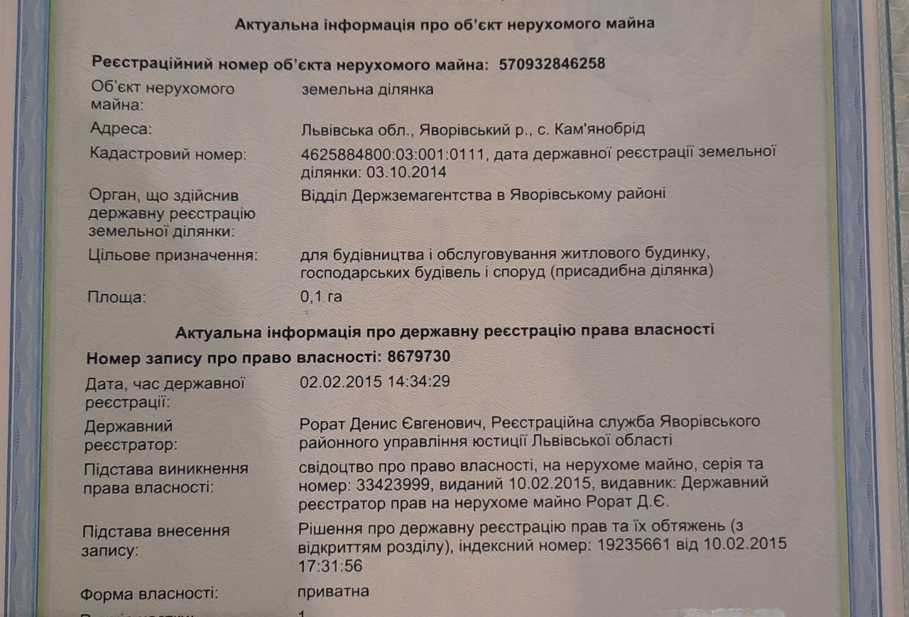 Земельні ділянки Кам'янобрід, 4625884800:03:001:0111 фото 3